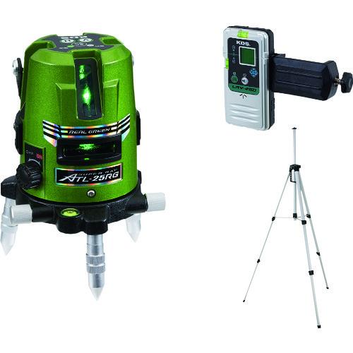 (送料別途)(直送品)KDS リアルグリーンレーザー25RG受光器三脚付 ATL25RGRSA