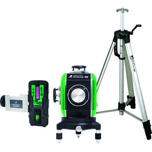 (送料別途)(直送品)シンワ レーザーロボ Xline-E グリーン 受光器・三脚セット 71620