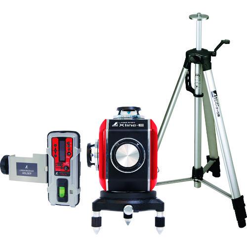 (送料別途)(直送品)シンワ レーザーロボ Xline-E レッド 受光器・三脚セット 71619