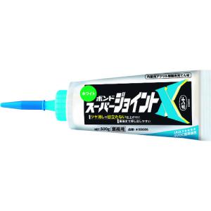 コニシ 建築用シーリング剤 ボンド スーパージョイントX ホワイト 500g 05686｜plus1tools