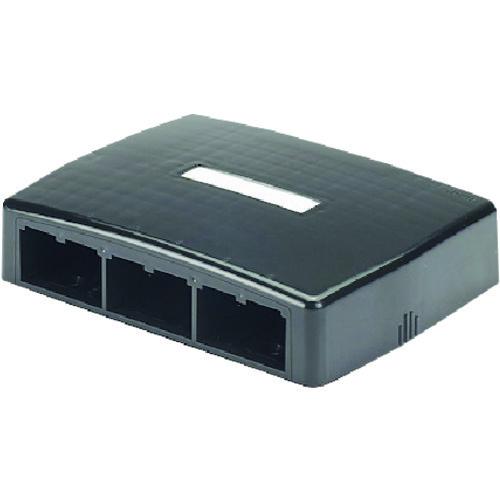 PANDUIT ローゼットボックス シャッターなし 6個口 黒 JOQ60000BL 10個 JOQ...