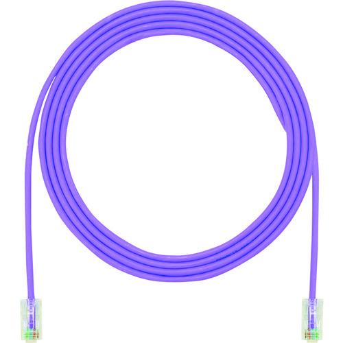 パンドウイット カテゴリ5E細径パッチコード 0.5m 紫 10本 UTP28CH0.5MVL