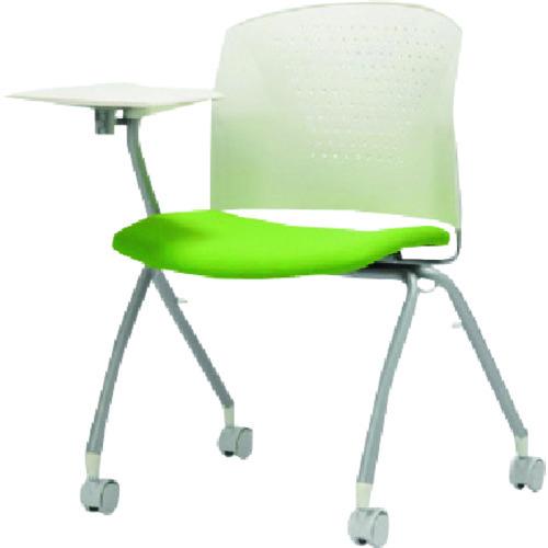 (送料別途)(直送品)アイコ ミーティングチェアメモ台付き MC-324TW(VG1)RO