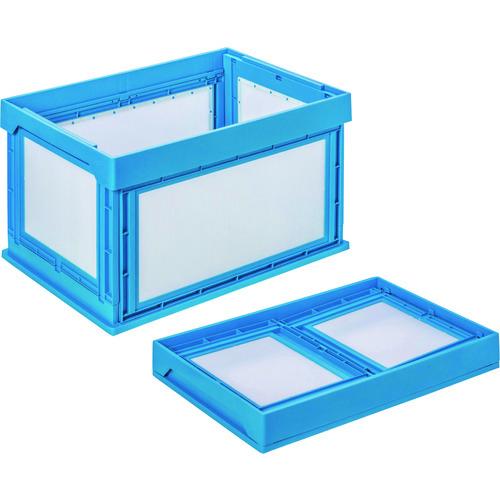 KUNIMORI プラダン折畳みコンテナ パタコン NM-85 ブルー 50100-NM85-B