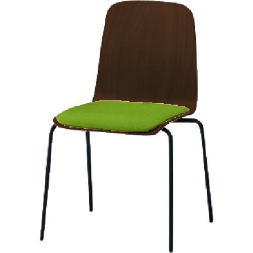 (送料別途)(直送品)イトーキ ノットワーク背座一体チェア座パッド付 背座ラスティックビーチD・脚サ...