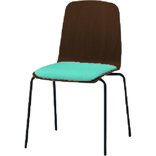 (送料別途)(直送品)イトーキ ノットワーク背座一体チェア座パッド付 背座ラスティックビーチD・脚サ...