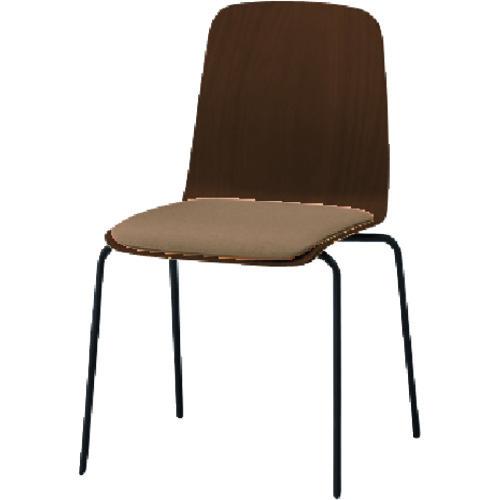 (送料別途)(直送品)イトーキ ノットワーク背座一体チェア座パッド付 背座ラスティックビーチD・脚サ...