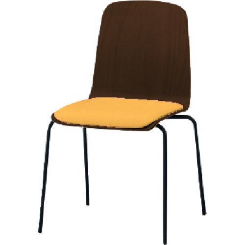 (送料別途)(直送品)イトーキ ノットワーク背座一体チェア座パッド付 背座ラスティックビーチD・脚サ...