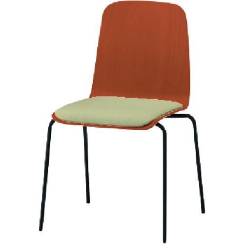 (送料別途)(直送品)イトーキ ノットワーク背座一体チェア座パッド付 背座ラスティックビーチM・脚サ...