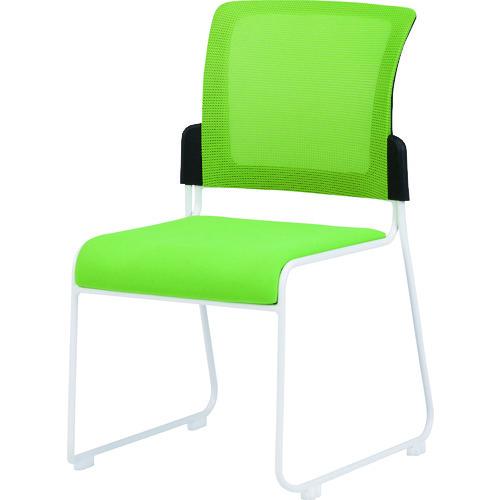 (送料別途)(直送品)TOKIO スタッキングチェア メッシュ MCR-2 グリーン MCR-2-G...