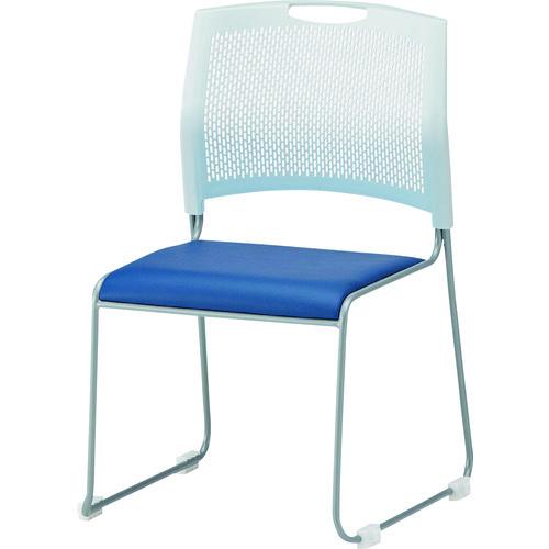 (送料別途)(直送品)TOKIO スタッキングチェア NSW-T10L レザー インディコブルー N...
