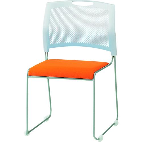 (送料別途)(直送品)TOKIO スタッキングチェア NSW-T10 オレンジ NSW-T10-OR