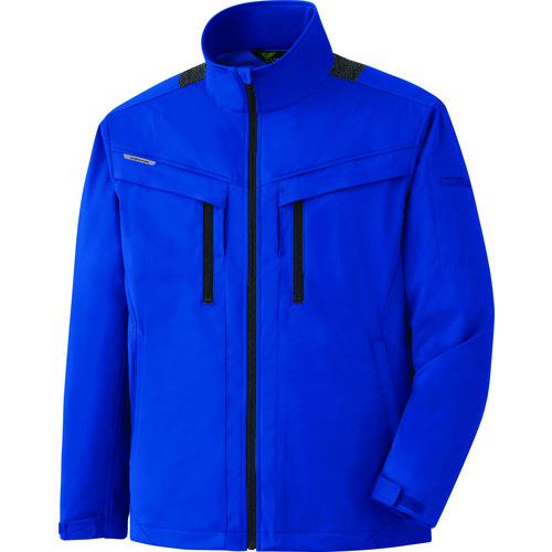 ミドリ安全 ベルデクセル ハーネス対応 ストレッチ防寒ジャンパー VE2013 上 ロイヤルブルー ...