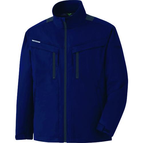 ミドリ安全 ベルデクセル ハーネス対応 ストレッチ防寒ジャンパー VE2017 上 ネイビー 4L ...