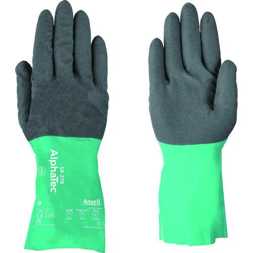アンセル 耐薬品手袋 アルファテック 58-270 XLサイズ 58-270-10