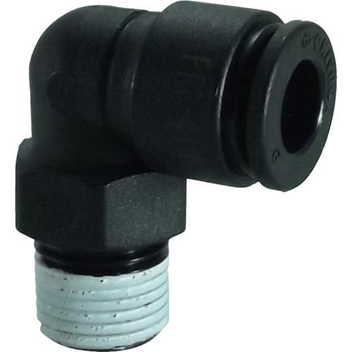 チヨダ チューブ継手 ファイブ樹脂メイルエルボ 6mm・R1/8 FR6-01ML