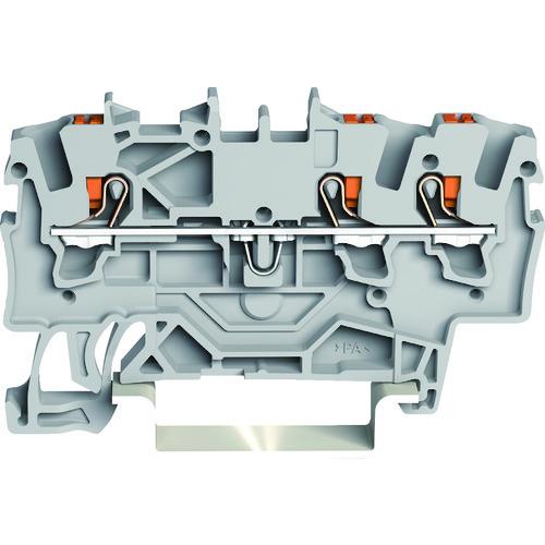 WAGO プッシュボタン操作タイプ スプリング式中継端子台2201シリーズ3線式用 2201-130...