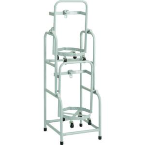 運賃見積り)(直送品)KS ボンベスタンド 7000L容器一本用 KS-7-1