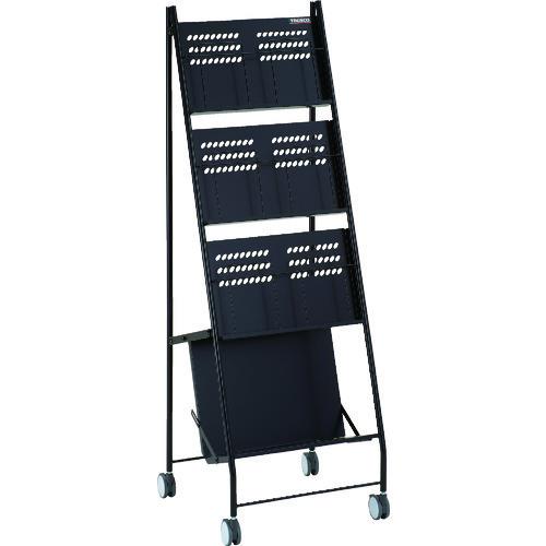 (送料別途)(直送品)TRUSCO ブックラック付パンフレットスタンド2列3段 TBPS-23