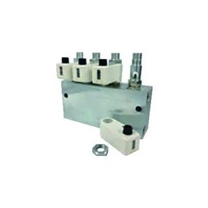 (送料別途)(直送品)KWK 潤滑装置 カウンター付デュアルライン 分配弁 KS-43C