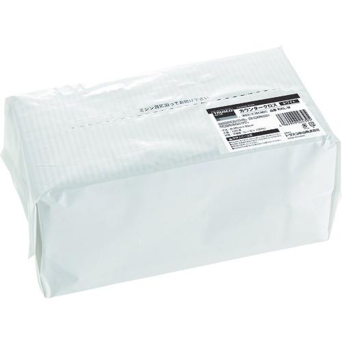 TRUSCO カウンタークロス 30x60cm ホワイト (100枚入) レーヨン100% KKL-...