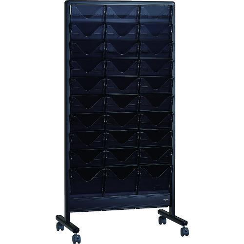 (送料別途)(直送品)TRUSCO パンフレットスタンド A4サイズ対応 垂直3列10段 ブラック ...