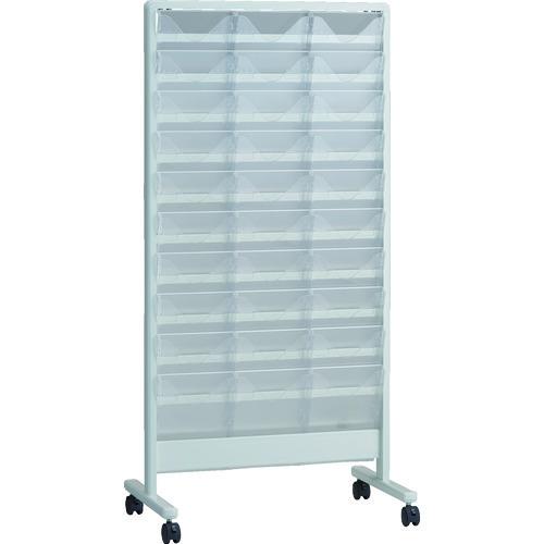 (送料別途)(直送品)TRUSCO パンフレットスタンド A4サイズ対応 垂直3列10段 ホワイト ...