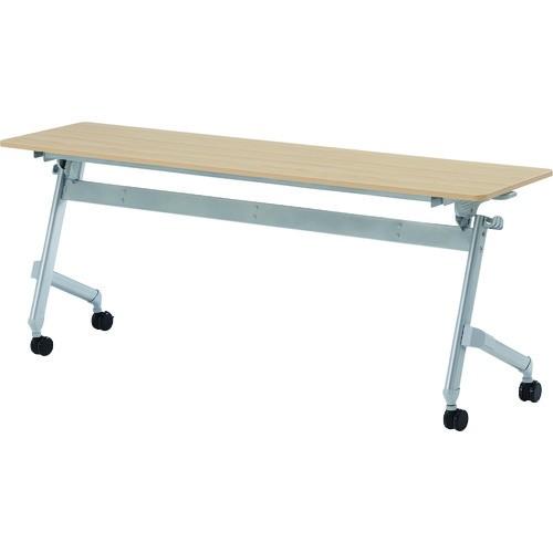 (送料別途)(直送品)TRUSCO 折りたたみ会議テーブル 1800X450 天板ナチュラル TNA...
