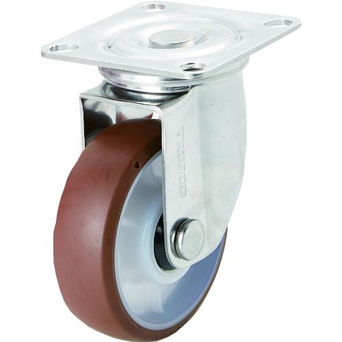 TRUSCO キャスター TYSシリ-ズ オールステンレス 自在 ウレタン Φ150 TYSU-SU...