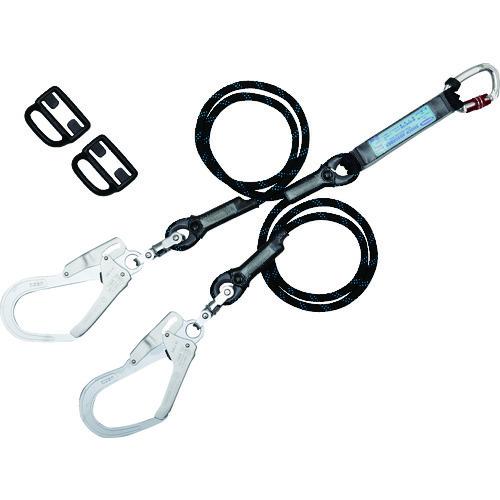 ツヨロン ハーネス用ランヤード ツインGブレード THL-2-GB93SV-21KS-BK-2R23...