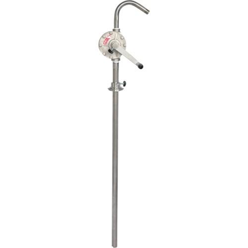 (送料別途)(直送品)アクアシステム 溶剤・薬品用手廻しドラムポンプ (オールステンレス) HRD-...