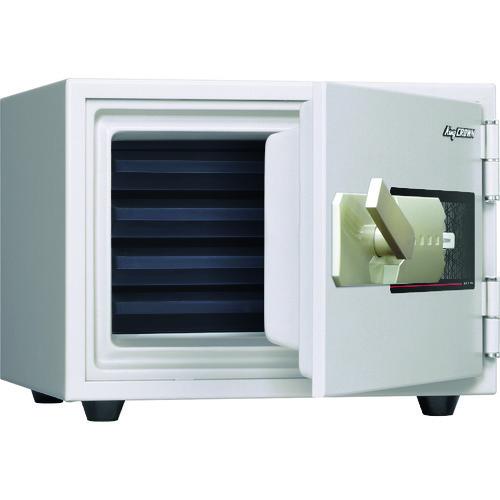 (送料別途)(直送品)キング ゆとり収納耐火金庫 ホワイト 本体寸法(mm):480×485×368...