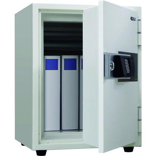 (送料別途)(直送品)キング ゆとり収納耐火金庫 ホワイト 本体寸法(mm):485×511×643...