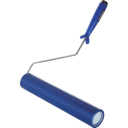 TRUSCO クリーンルーム用粘着ローラー12インチ用ハンドル 粘着ローラー青1巻付 2重袋入 CN...