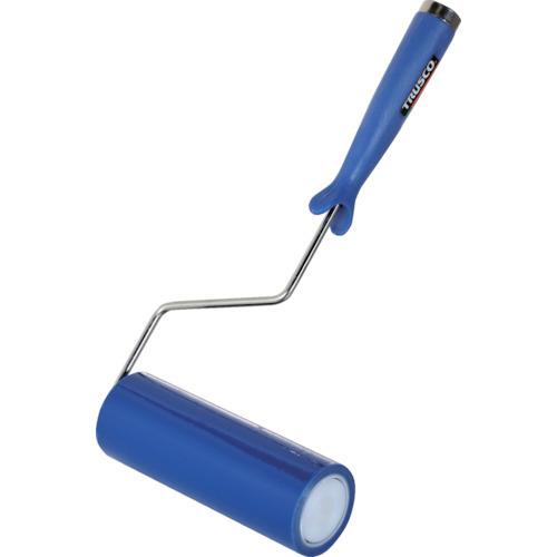 TRUSCO クリーンルーム用粘着ローラー6インチ用ハンドル 粘着ローラー青1巻付 2重袋入 CNR...