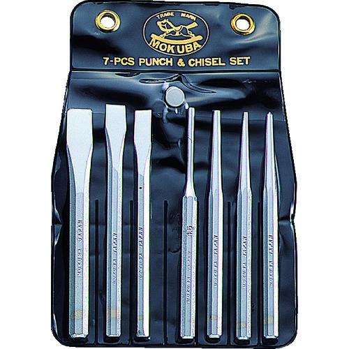 モクバ印 タガネセット(袋入り)7本組 A6-7