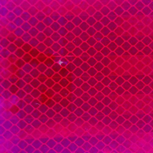 TRUSCO 超高輝度反射シート プリズム型 227mmX227mm 赤 HS-2222P:R