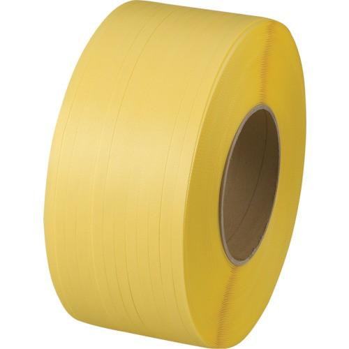 TRUSCO 自動梱包器用PPバンド幅15.5mmX長さ2500m 黄 GPP-155:Y