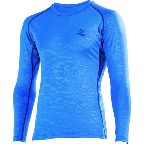 おたふく JW-643 BT パワーストレッチデオドランド ロングスリーブ クルーネックシャツ ブル...