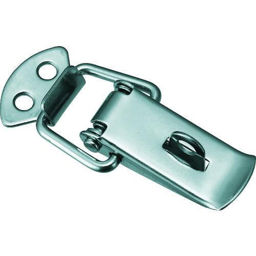 TRUSCO パッチン錠 鍵穴付タイプ・ステンレス製 (4個入) P-21SUS