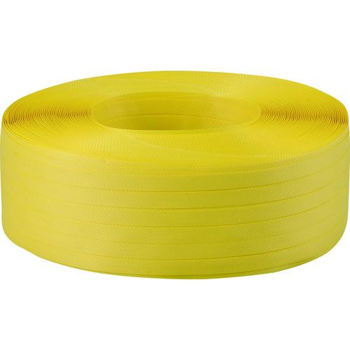 TRUSCO 手締用PPバンド 15.5mmX1000m巻 黄 TPP-155:Y