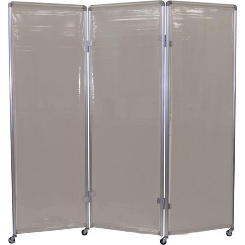 (送料別途)(直送品)吉野 アルミ製衝立”エクラン”(透明防炎タイプ) YS-618-T