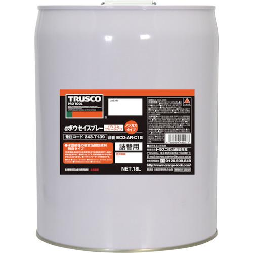 (送料別途)(直送品)TRUSCO αボウセイ油 18L ECO-AR-C18