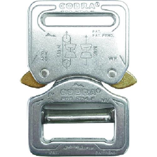 ALPIN COBRAオリジナル 強力バックル 25MM シルバー VF FY25AVF