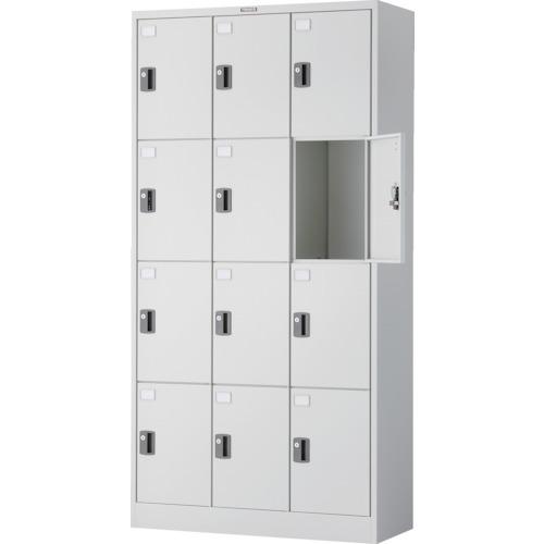 (送料別途)(直送品)TRUSCO TZ型防錆強化12人用ロッカー 内筒交換錠式 ホワイト TZWS...