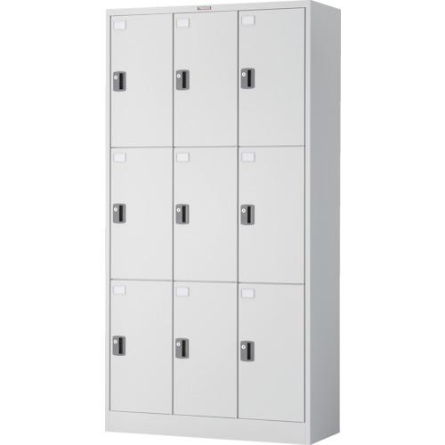 (送料別途)(直送品)TRUSCO TZ型防錆強化9人用ロッカー 内筒交換錠式 ホワイト TZWSV...