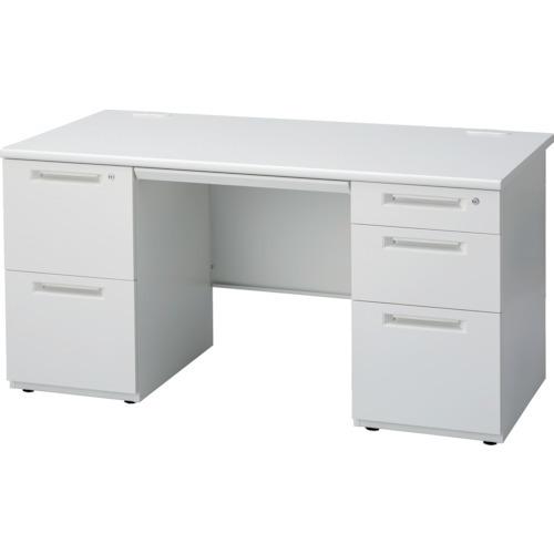 (送料別途)(直送品)アイリスチトセ SSD両袖デスク SSD-167W-WH