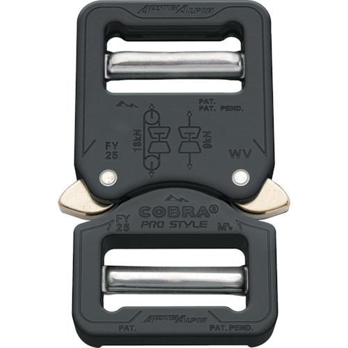 ALPIN COBRAオリジナル 強力バックル 25MM ブラック VV FY25KVV