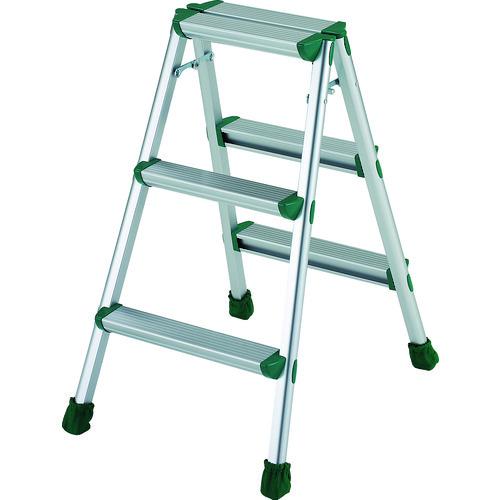 (送料別途)(直送品)TRUSCO アルミ製踏台 軽作業用・脚カバー付 3段 TAF-3