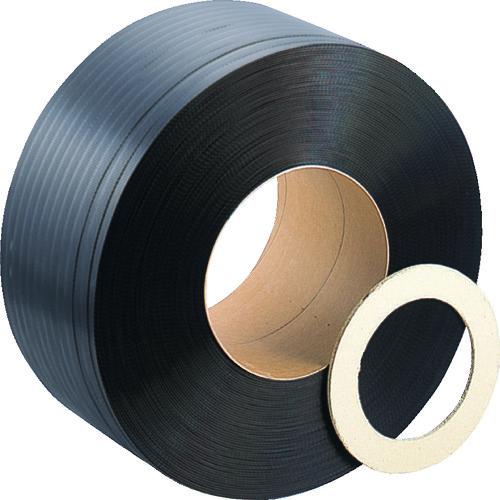 TRUSCO エコ自動梱包機用PPバンド幅15.5mmX長さ2500m巻 黒 TGPP-155E